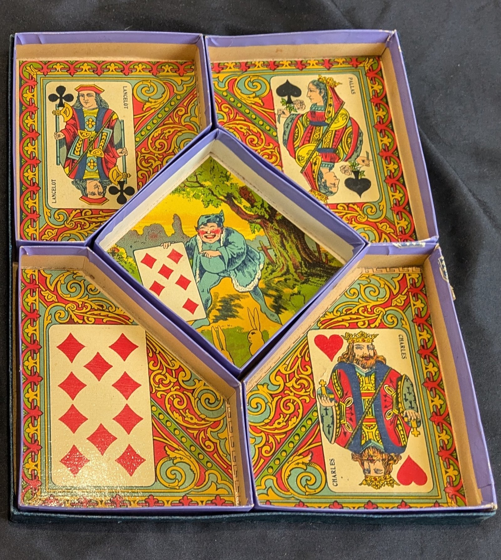 Jeu de Nain Jaune des années 1950