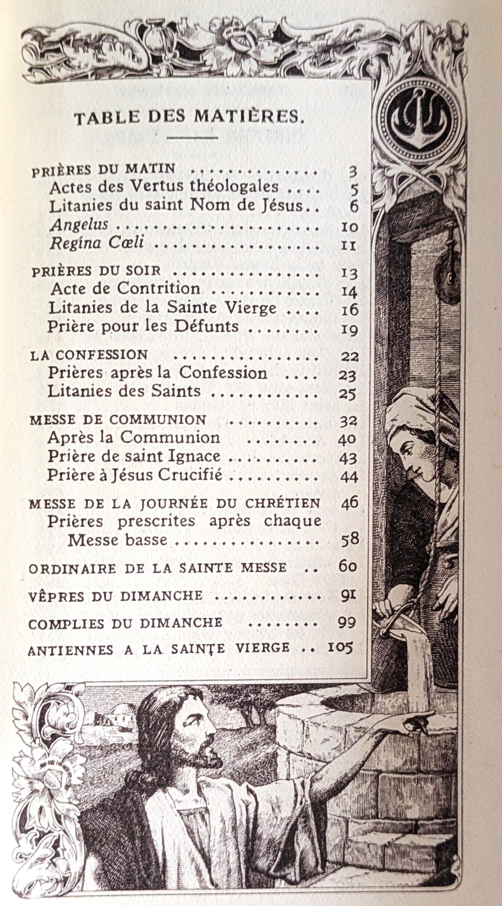 Différents types de missels anciens